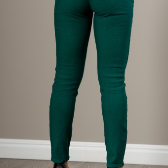 pantaloni conici verzi