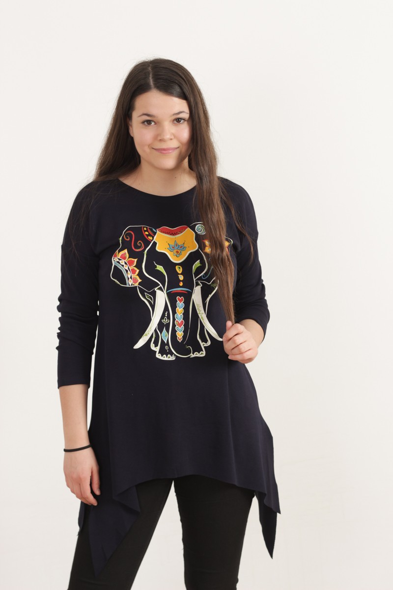 Bluza Dama In Colturi Maneci Lungi Joa