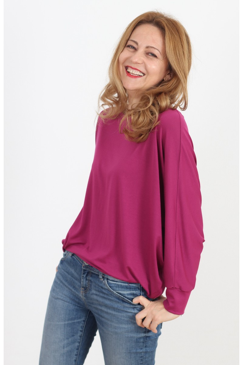 Bluza Dama Roz Comoda Joa