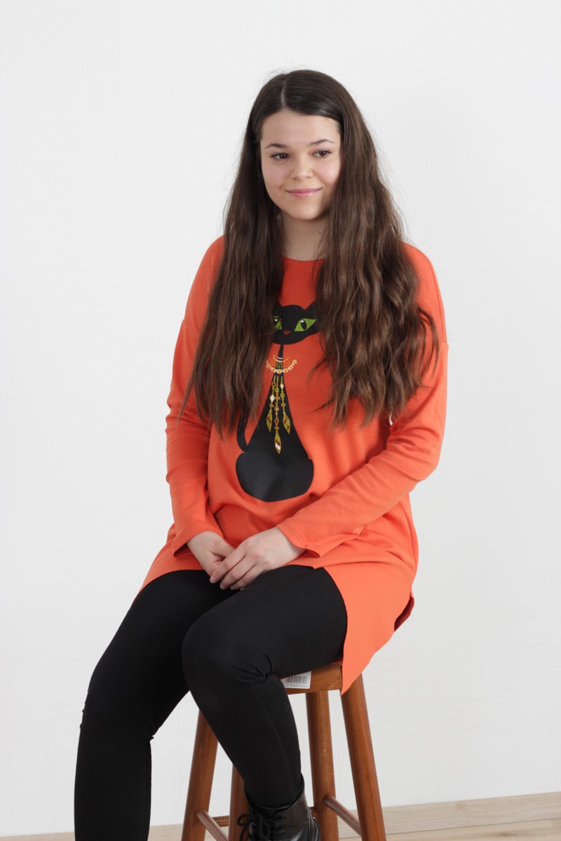 Bluza Dama In Colturi Imprimeu Elefant Joa