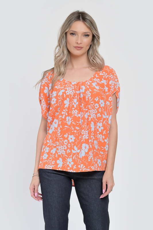 Bluza lejera Giorgal viscoza portocalie