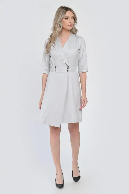 Rochie dama petrecuta gri